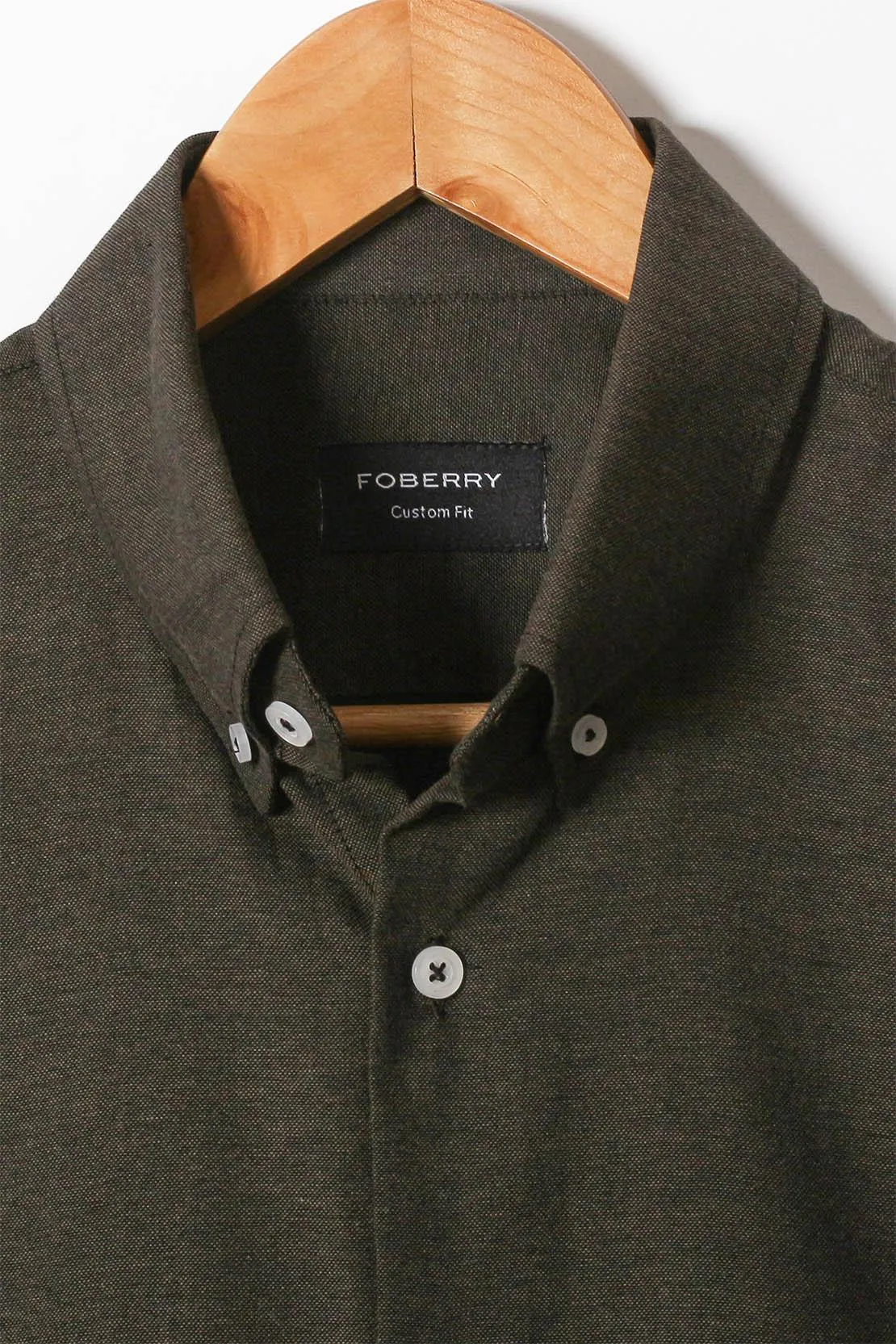 Army Green Linen Shirt