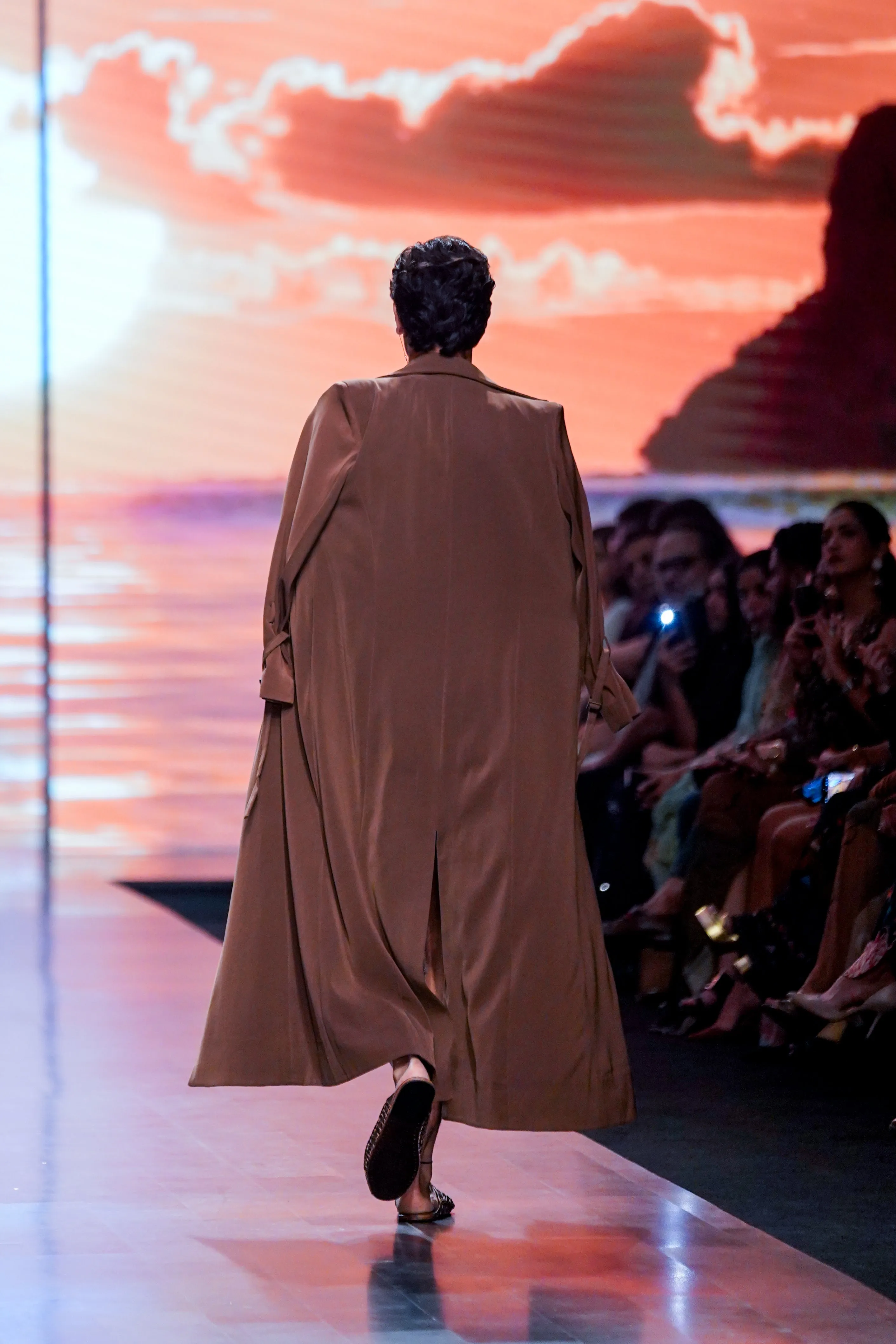 Dark Tan Trench Coat