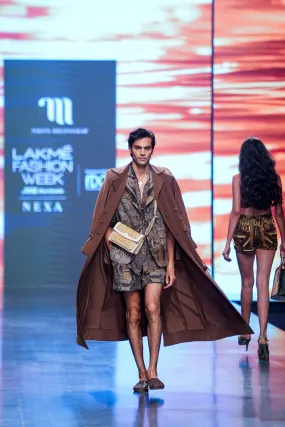 Dark Tan Trench Coat