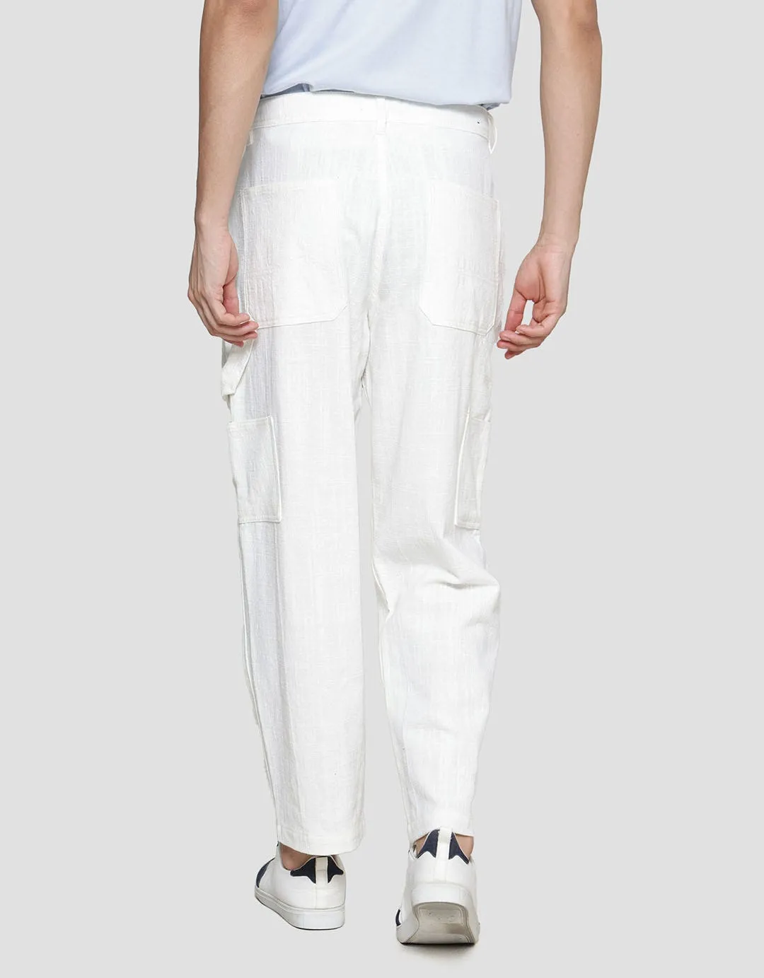 Details Linen Carpenter Ricky Fit Celana Panjang Pria