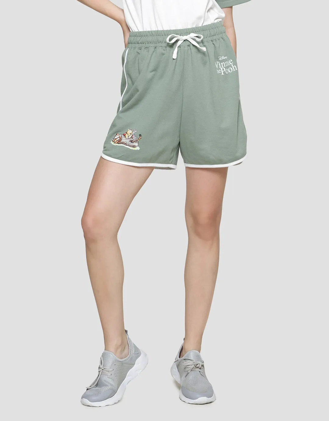 Disney Basic Print Winnie The Pooh Celana Pendek Wanita