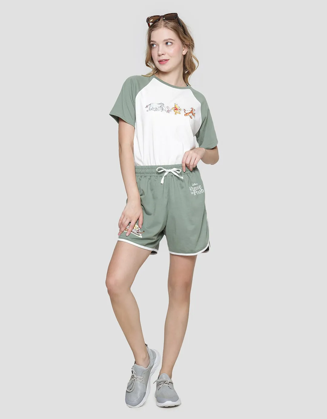 Disney Basic Print Winnie The Pooh Celana Pendek Wanita