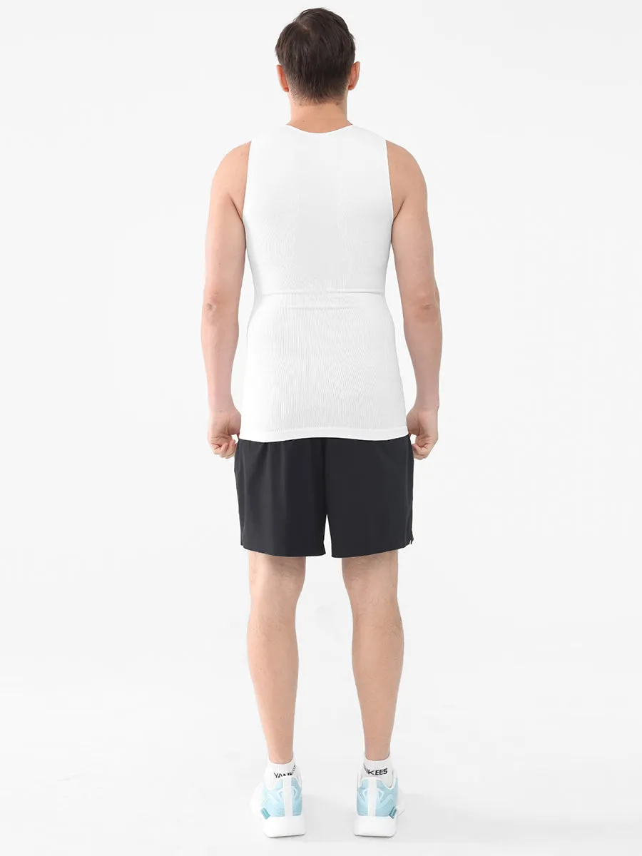 Gynecomastia Compression Tank Top Slimming Tummy Control