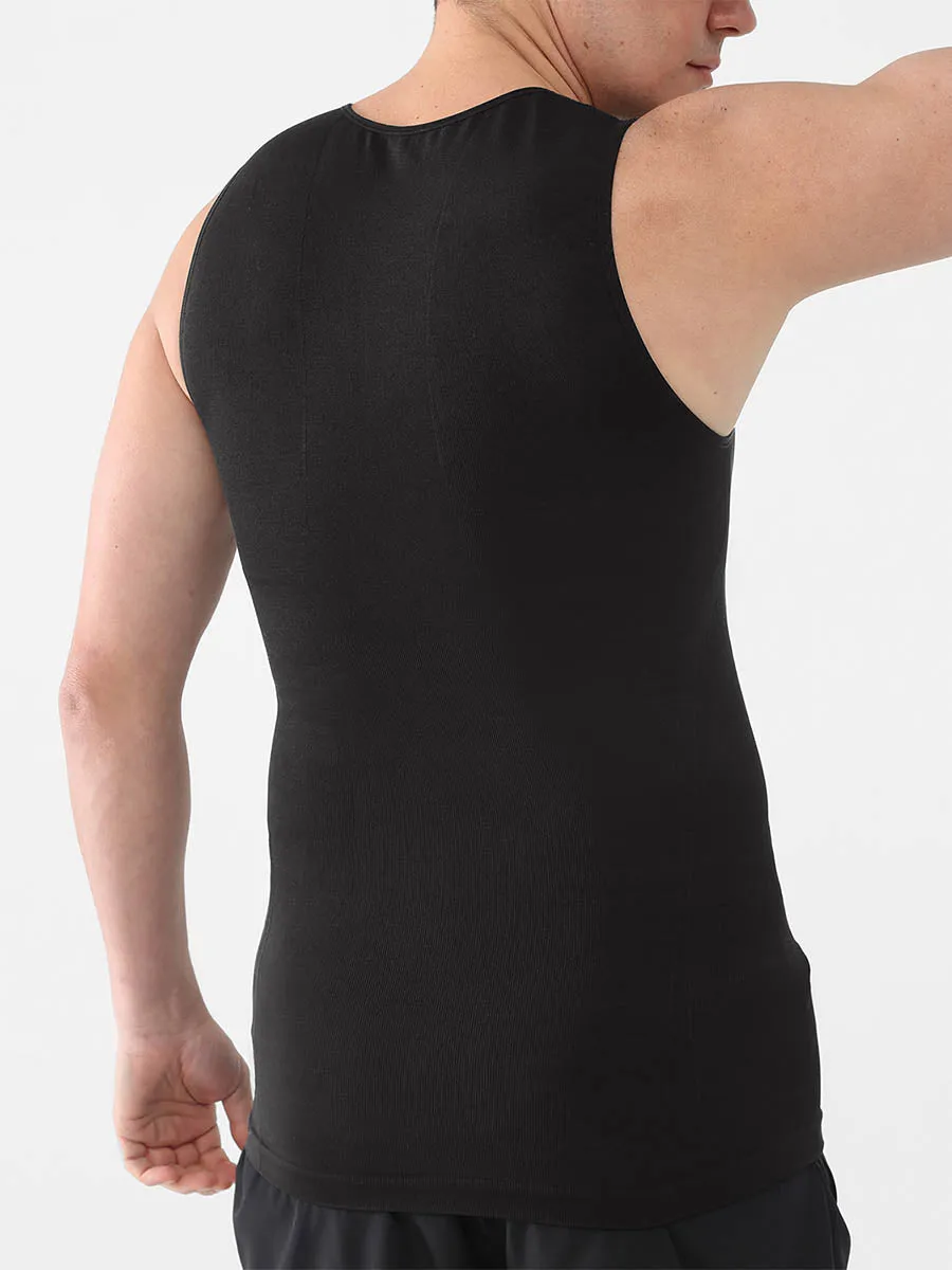 Gynecomastia Compression Tank Top Slimming Tummy Control