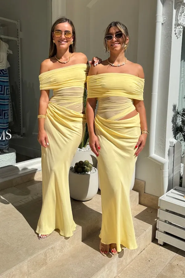 Nico Off Shoulder Maxi Dress Butter