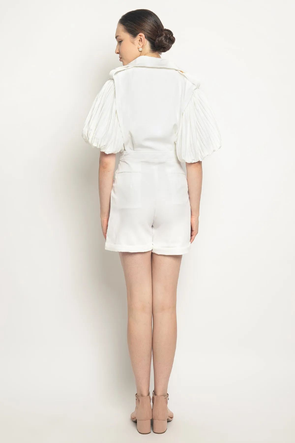 Royal Jumpsuit in Broken White