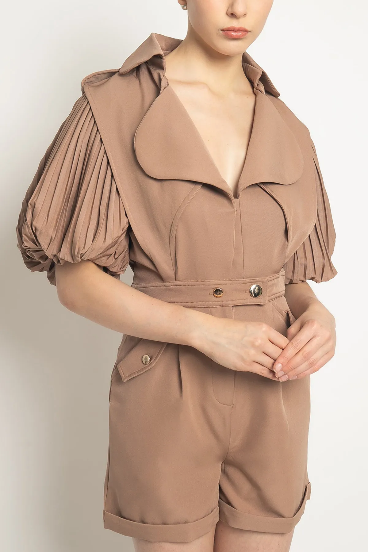 Royal Jumpsuit in Walnut