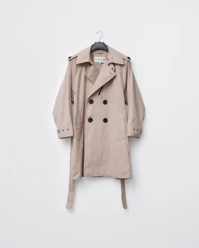 TEXTURED TRENCH COAT
