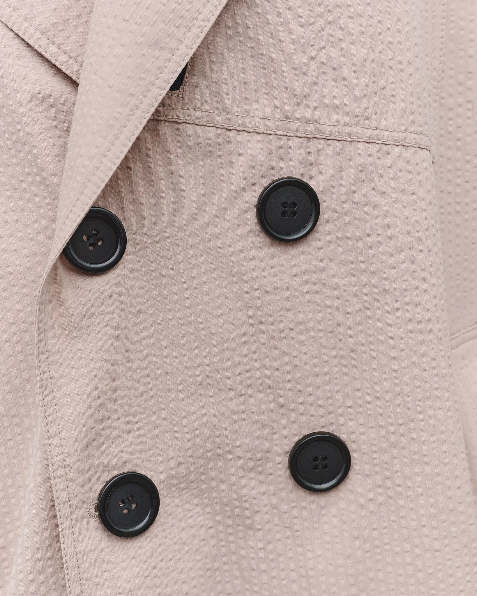 TEXTURED TRENCH COAT